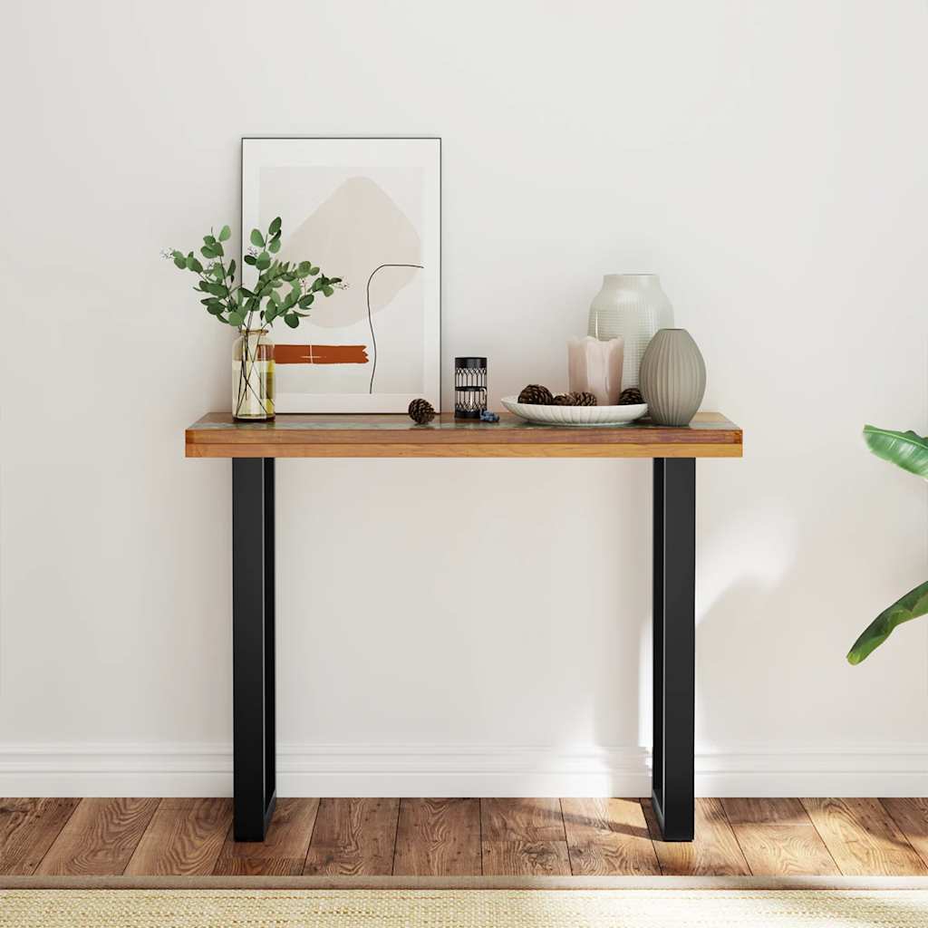 vidaXL Stolik typu konsola, drewno tekowe, 100 x 35 x 75 cm