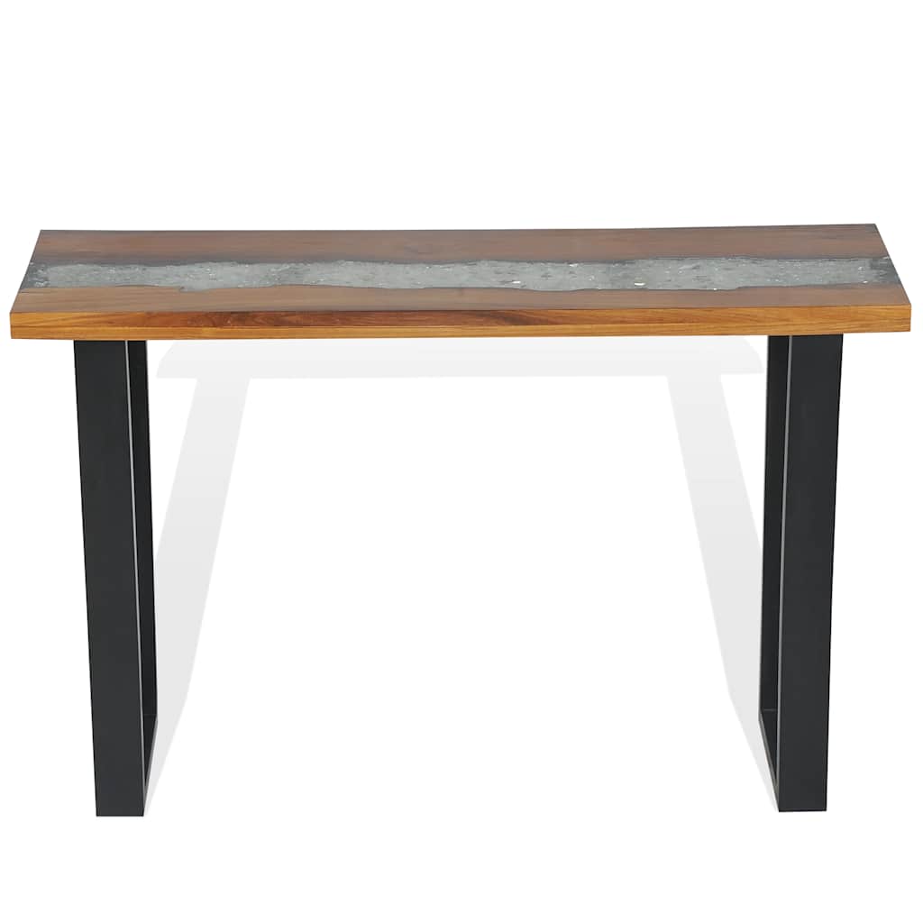 vidaXL Stolik typu konsola, drewno tekowe, 100 x 35 x 75 cm