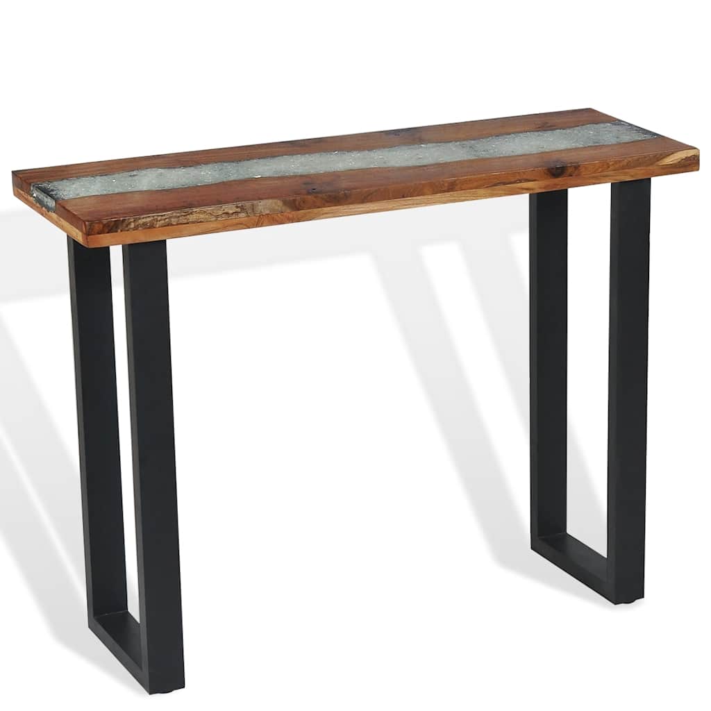 vidaXL Stolik typu konsola, drewno tekowe, 100 x 35 x 75 cm