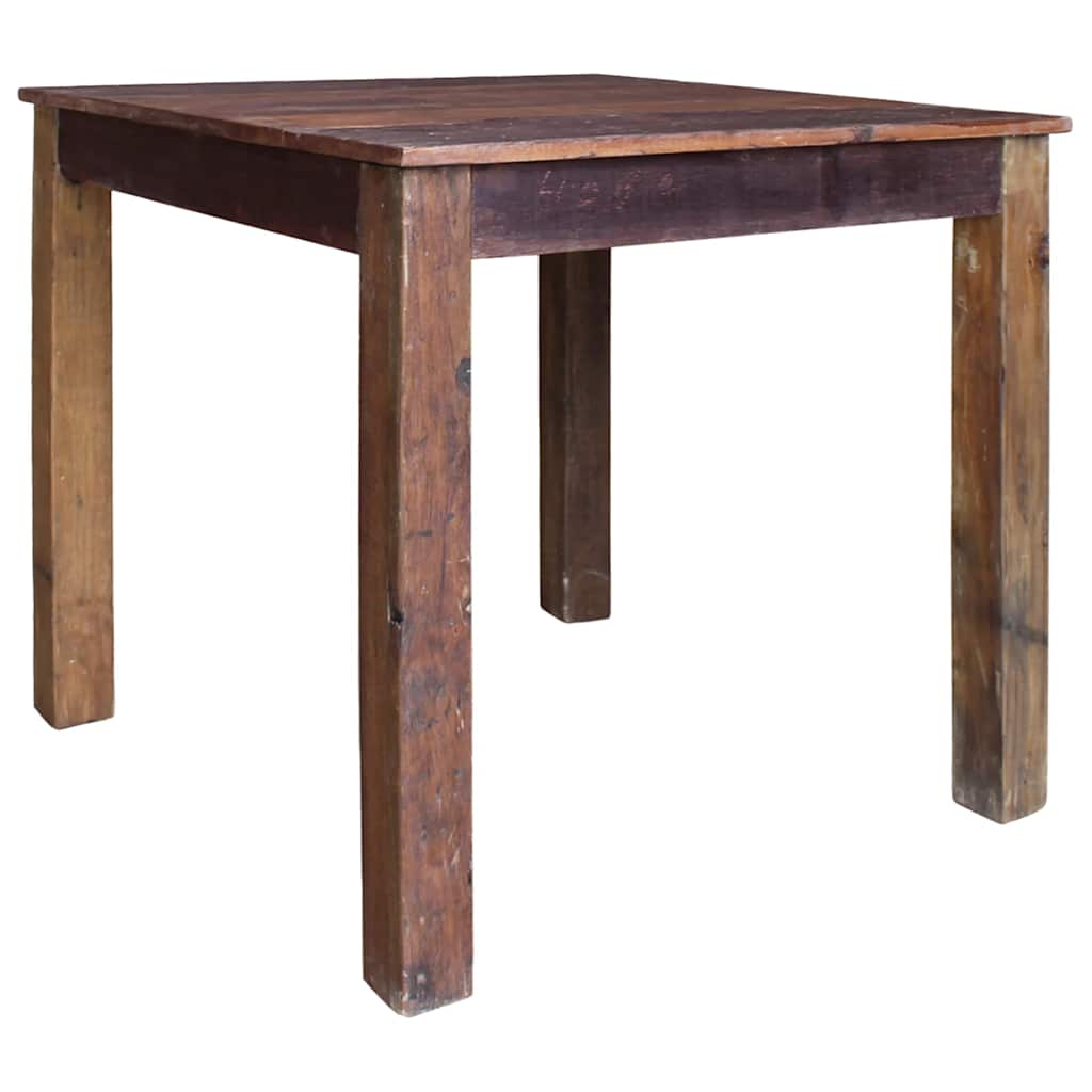 vidaXL Stół do jadalni, drewno z recyklingu, 82x80x76 cm