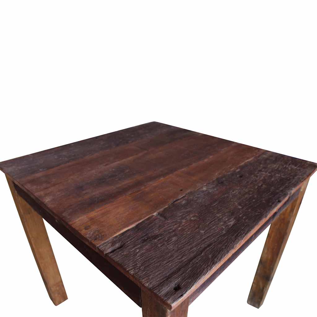 vidaXL Stół do jadalni, drewno z recyklingu, 82x80x76 cm