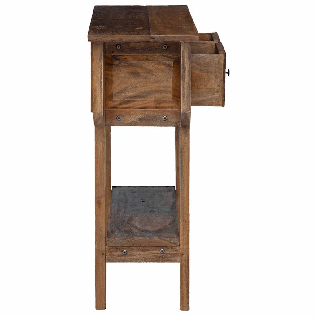 vidaXL Stolik konsolowy, drewno z odzysku, 80x35x80 cm