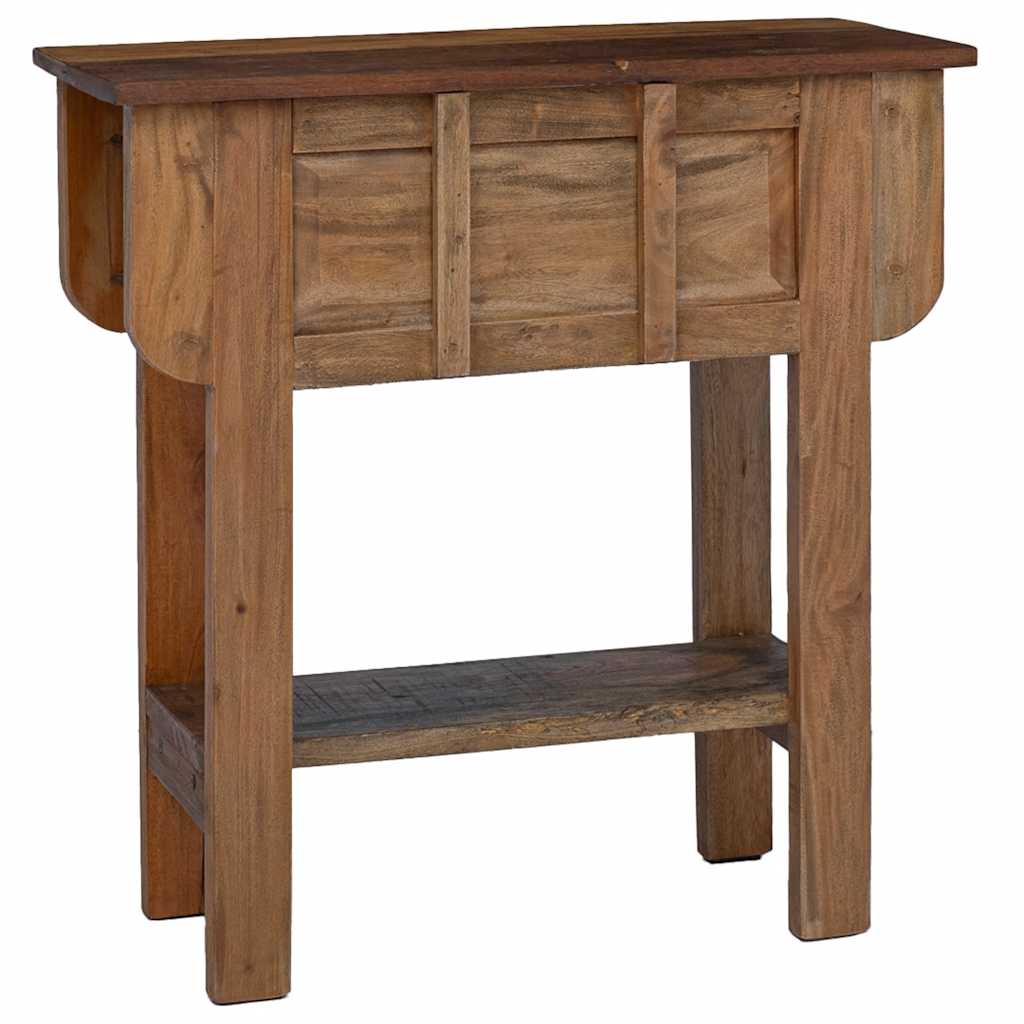 vidaXL Stolik konsolowy, drewno z odzysku, 80x35x80 cm