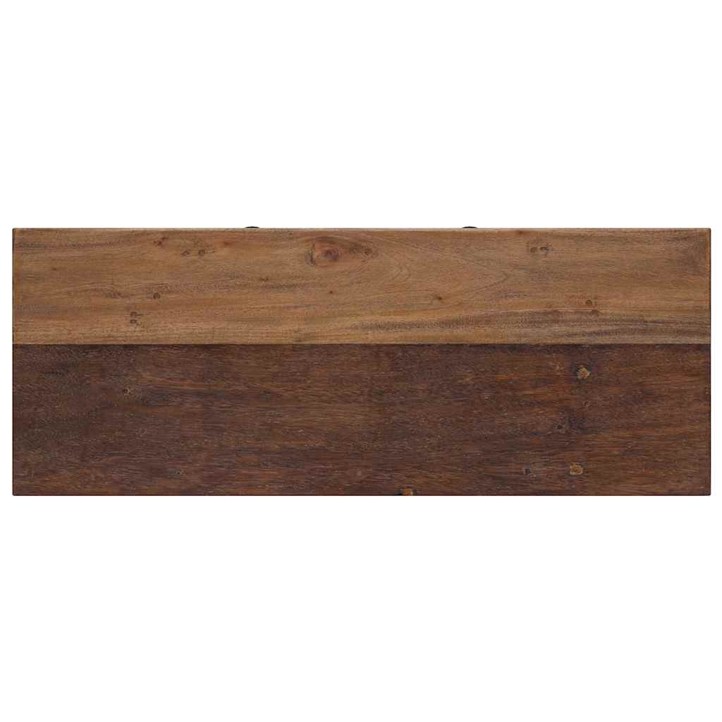 vidaXL Stolik konsolowy, drewno z odzysku, 80x35x80 cm