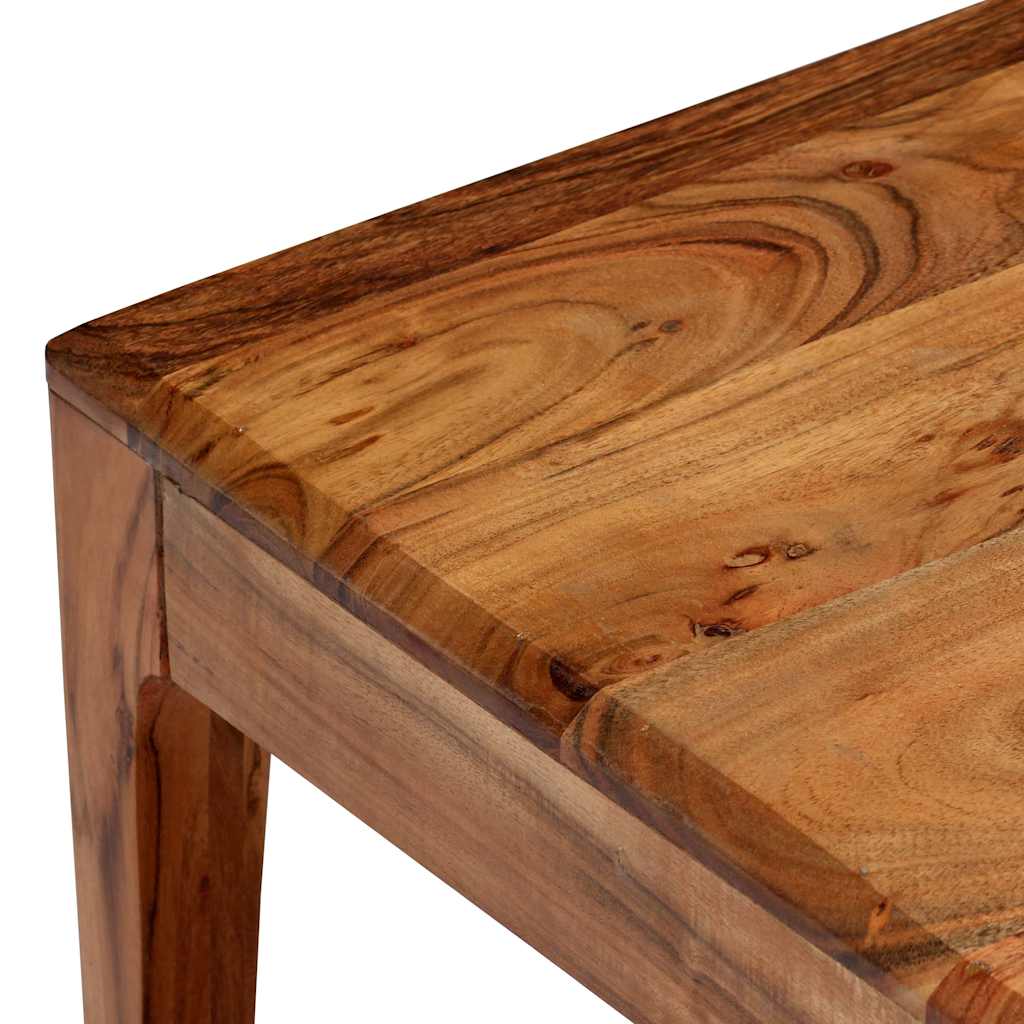 vidaXL Stolik kawowy z litego drewna, 88 x 50 x 38 cm