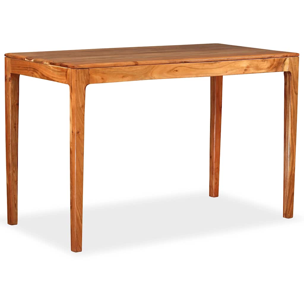 vidaXL Stół do jadalni z litego drewna, 118 x 60 x 76 cm