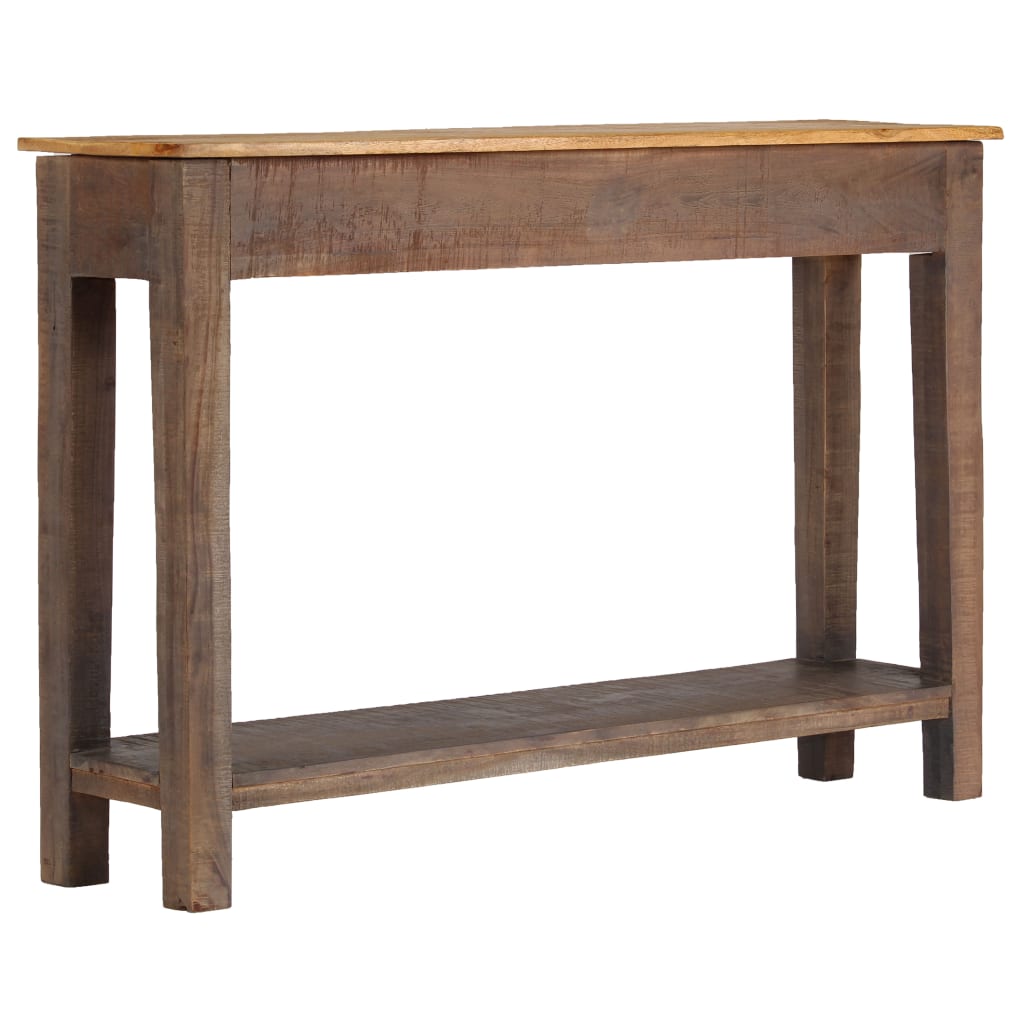 vidaXL Stolik typu konsola z litego drewna, vintage, 118 x 30 x 80 cm