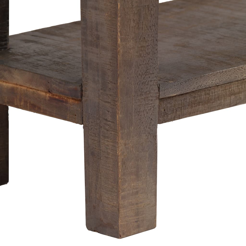 vidaXL Stolik typu konsola z litego drewna, vintage, 118 x 30 x 80 cm
