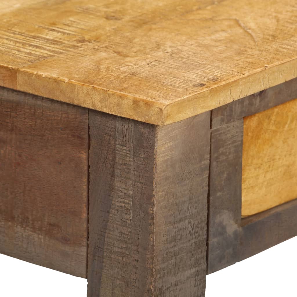 vidaXL Stolik typu konsola z litego drewna, vintage, 118 x 30 x 80 cm