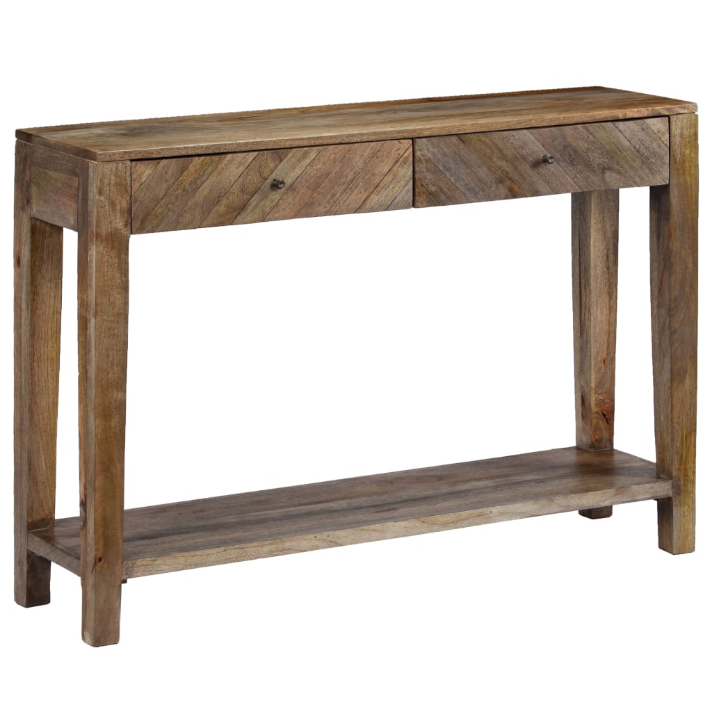 vidaXL Stolik typu konsola z litego drewna mango, 118 x 30 x 80 cm