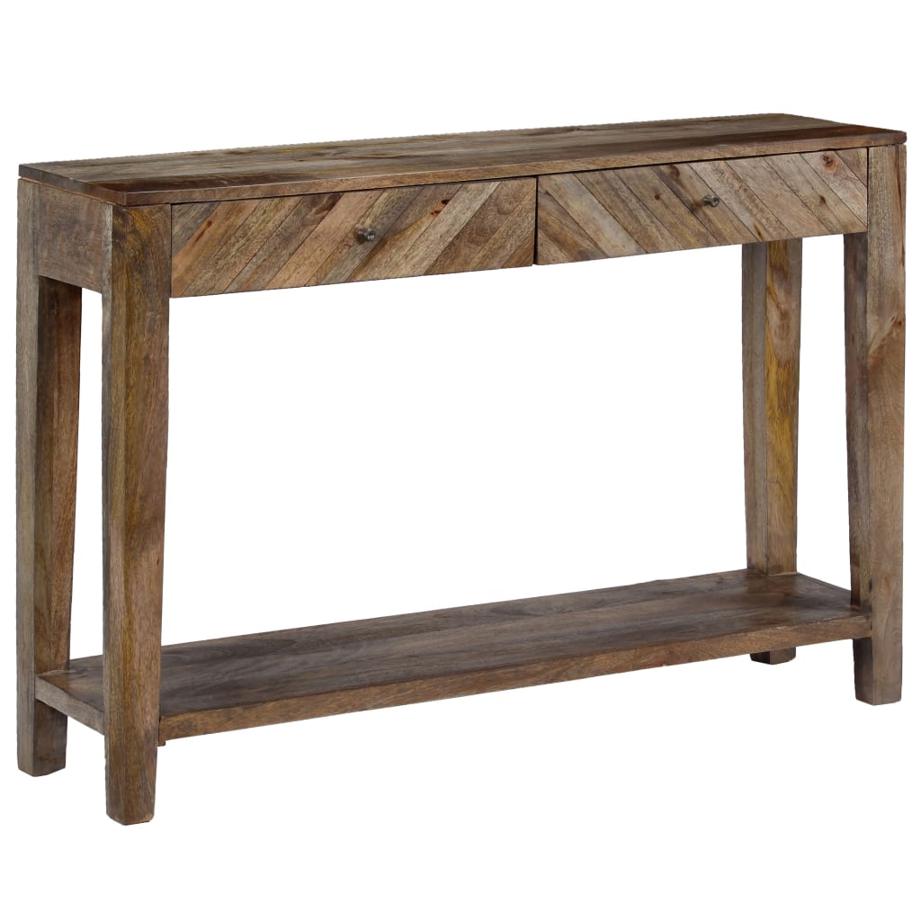 vidaXL Stolik typu konsola z litego drewna mango, 118 x 30 x 80 cm