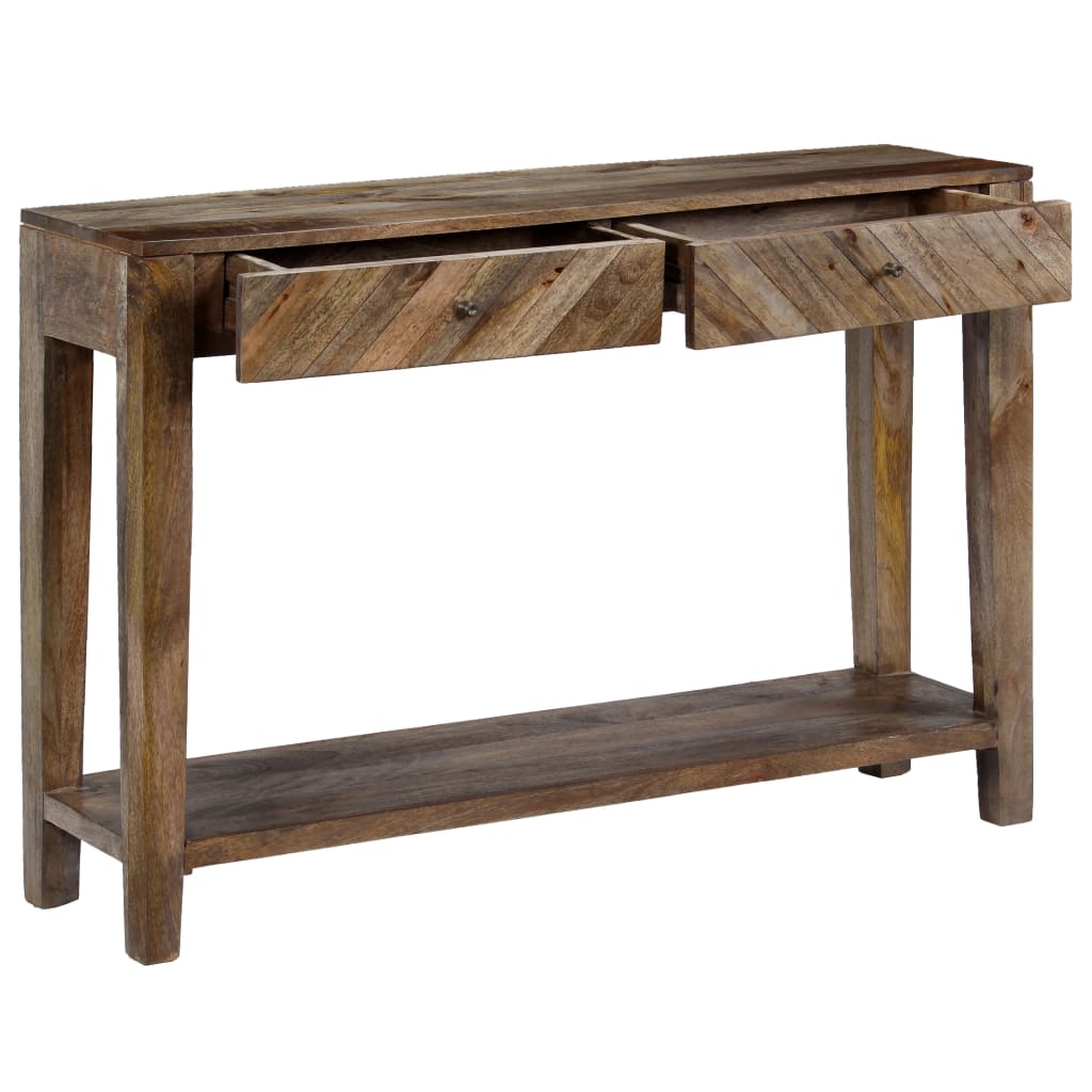 vidaXL Stolik typu konsola z litego drewna mango, 118 x 30 x 80 cm