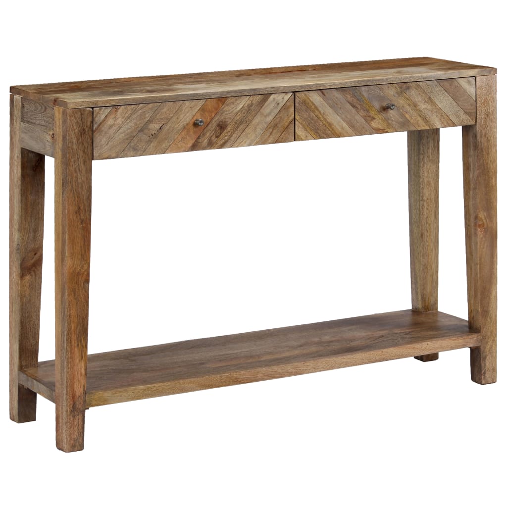 vidaXL Stolik typu konsola z litego drewna mango, 118 x 30 x 80 cm