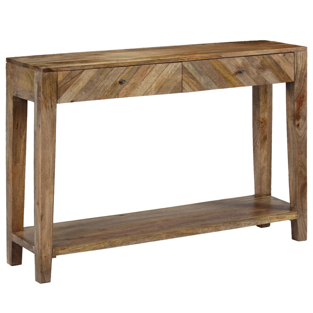 vidaXL Stolik typu konsola z litego drewna mango, 118 x 30 x 80 cm
