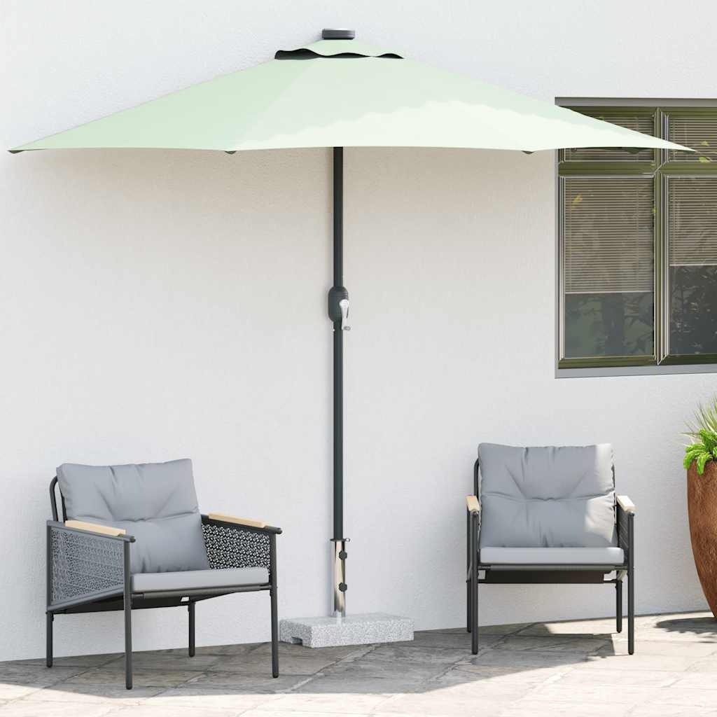 vidaXL Prostokątna podstawa pod parasol, granitowa, 25 kg