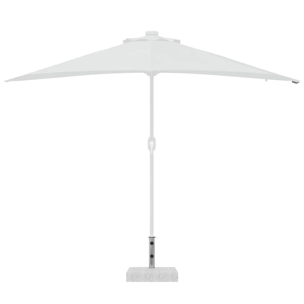 vidaXL Prostokątna podstawa pod parasol, granitowa, 25 kg