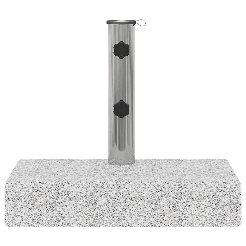 vidaXL Prostokątna podstawa pod parasol, granitowa, 25 kg