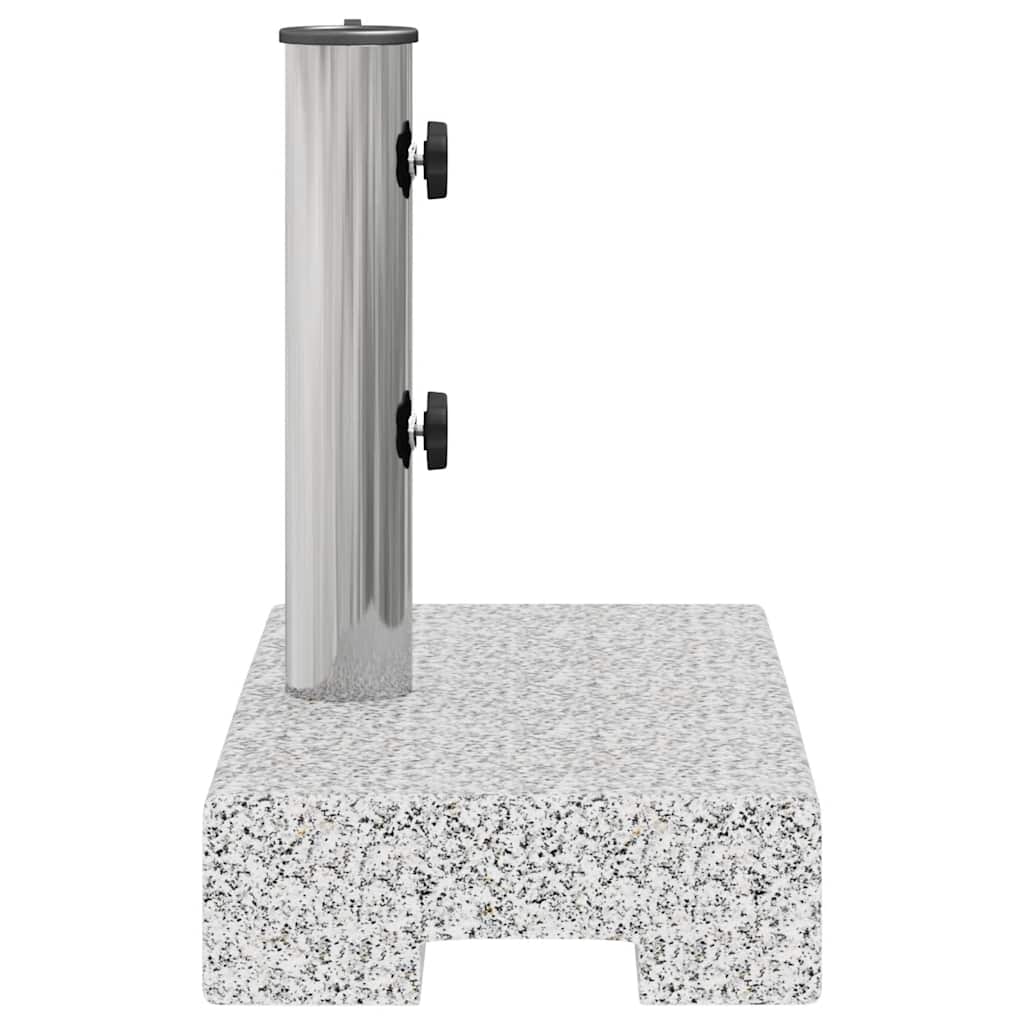 vidaXL Prostokątna podstawa pod parasol, granitowa, 25 kg