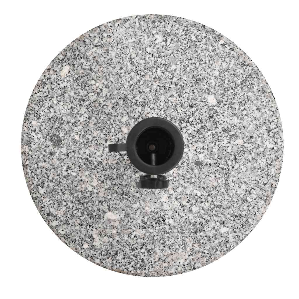 vidaXL Okrągła podstawa pod parasol, granitowa, 20 kg