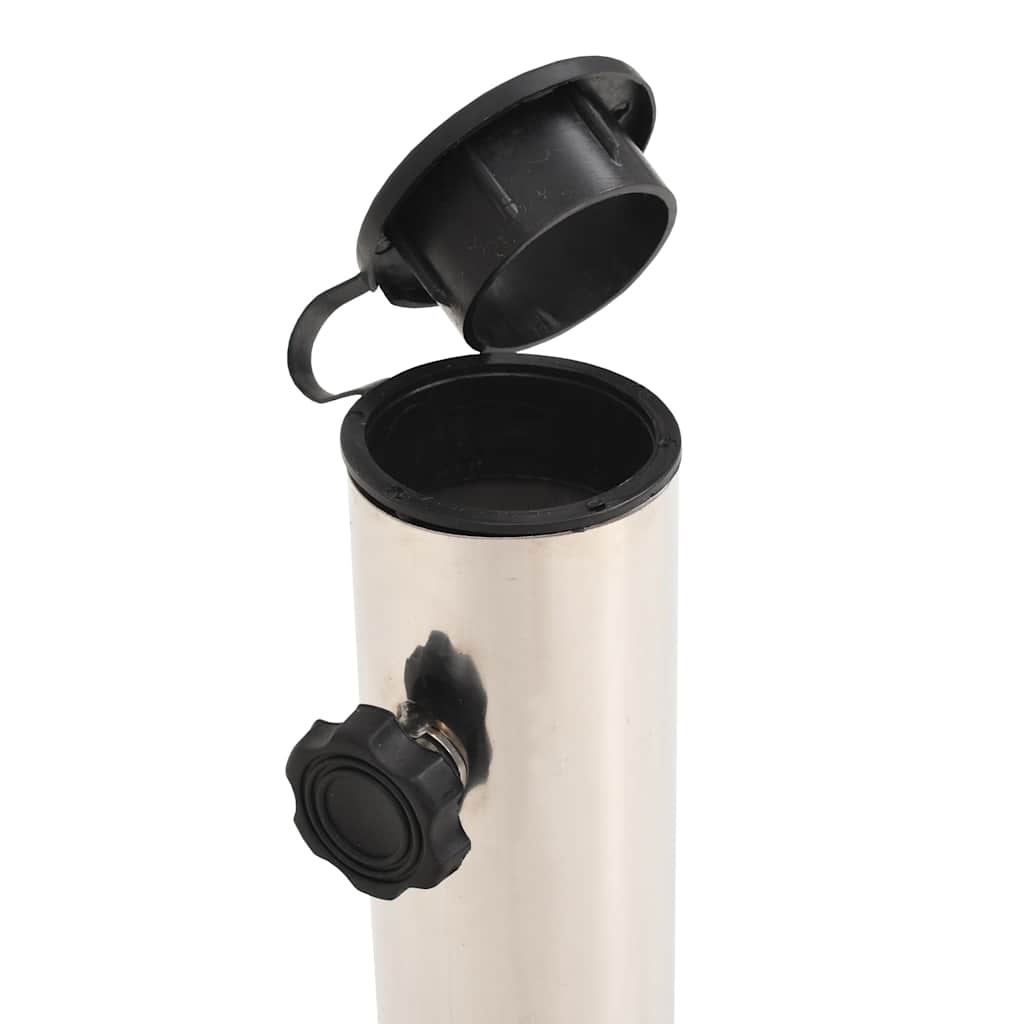 vidaXL Okrągła podstawa pod parasol, granitowa, 20 kg