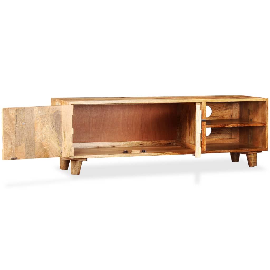 vidaXL Szafka pod telewizor z litego drewna mango, 118x35x40 cm