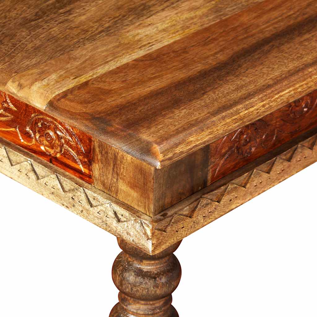 vidaXL Stolik kawowy z litego drewna akacjowego i mango, 110x60x38 cm