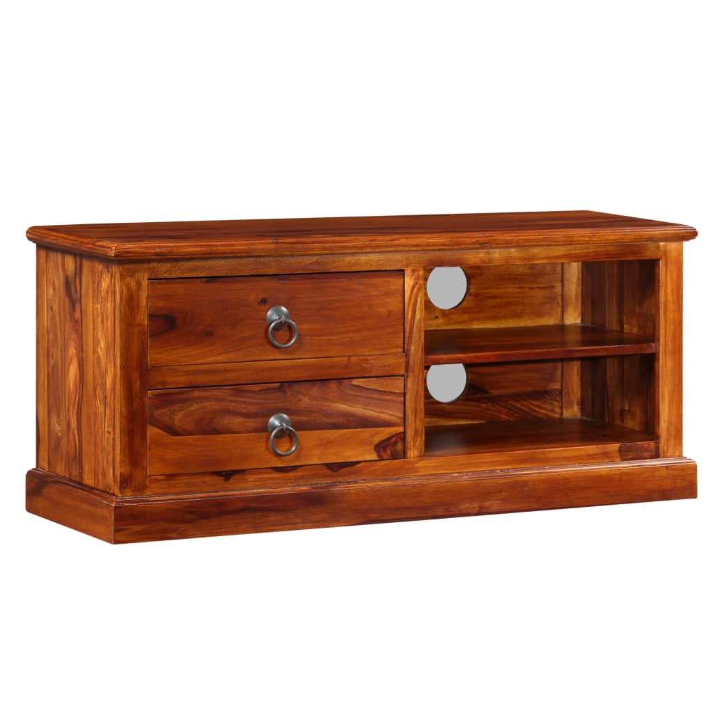 vidaXL Szafka pod telewizor, lite drewno akacjowe, 90 x 30 x 40 cm