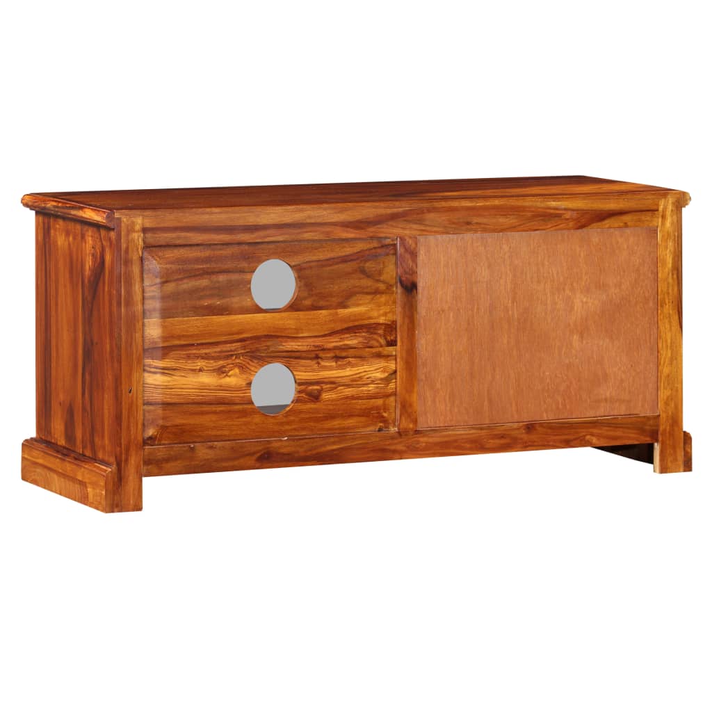 vidaXL Szafka pod telewizor, lite drewno akacjowe, 90 x 30 x 40 cm