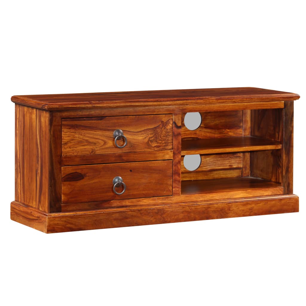 vidaXL Szafka pod telewizor, lite drewno akacjowe, 90 x 30 x 40 cm