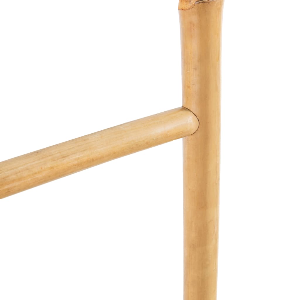 vidaXL Bambusowa drabinka na ręczniki, 5 szczebli, 150 cm