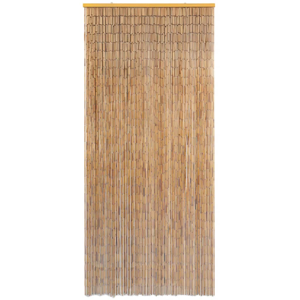 vidaXL Zasłona na drzwi, bambusowa, 90 x 220 cm
