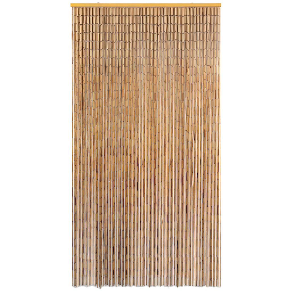 vidaXL Zasłona na drzwi, bambusowa, 120 x 220 cm