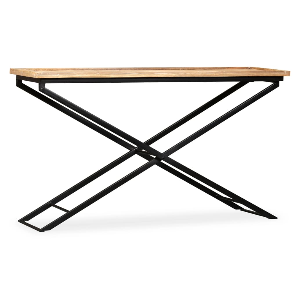 vidaXL Stolik typu konsola, lite drewno mango, 130x40x80 cm