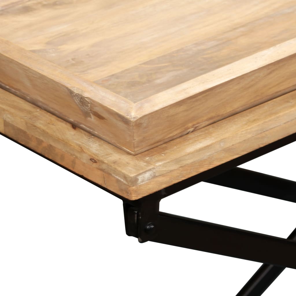 vidaXL Stolik typu konsola, lite drewno mango, 130x40x80 cm