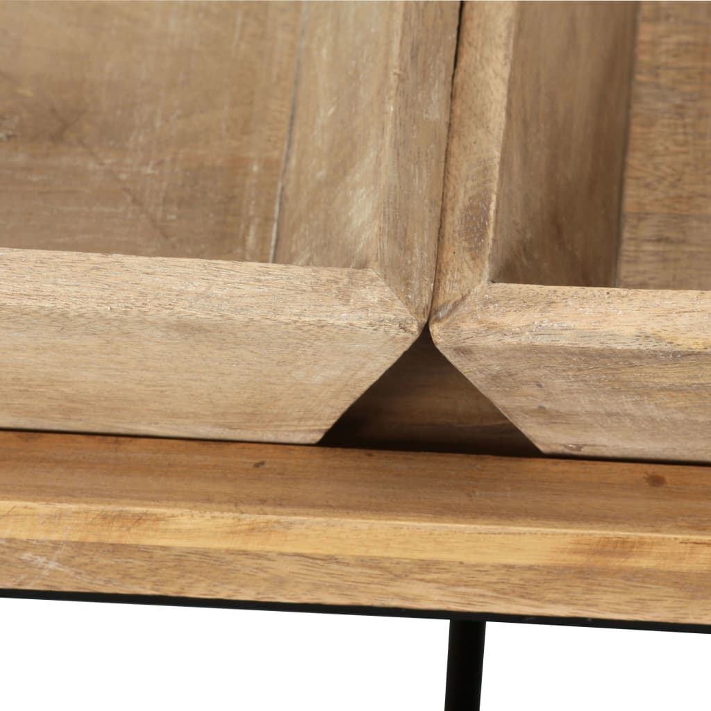 vidaXL Stolik kawowy, lite drewno mango, 110 x 55 x 42 cm