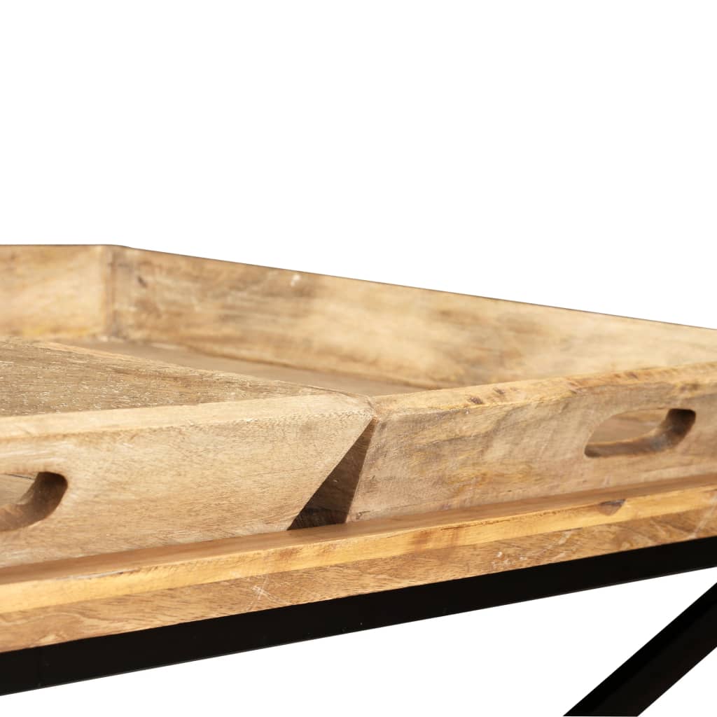 vidaXL Stolik kawowy, lite drewno mango, 110 x 55 x 42 cm