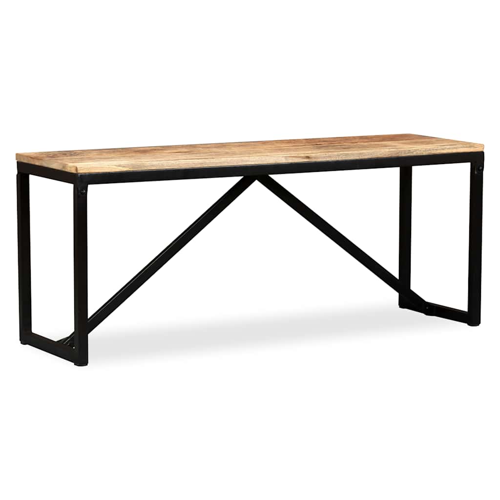 vidaXL Ławka z drewna mango, 110x35x45 cm