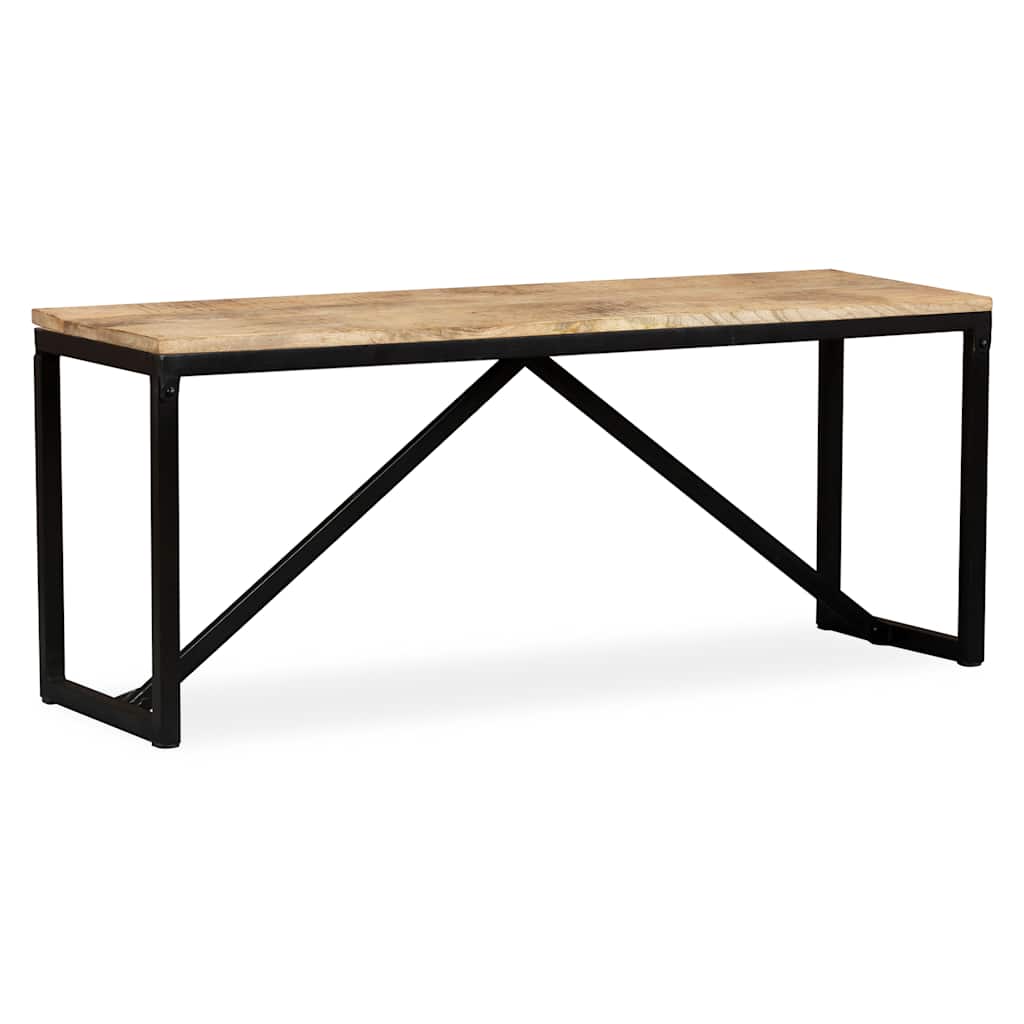 vidaXL Ławka z drewna mango, 110x35x45 cm