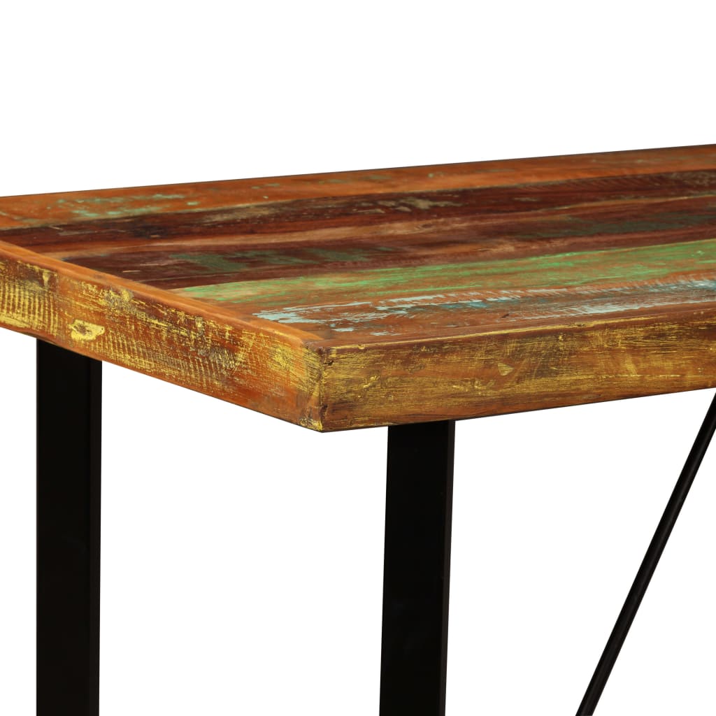 vidaXL Stolik barowy z litego drewna odzyskanego, 120 x 60 x 107 cm