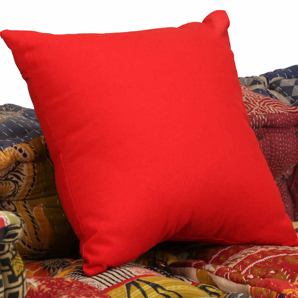 vidaXL Puf modułowy, 2-osobowy, patchwork, tkanina