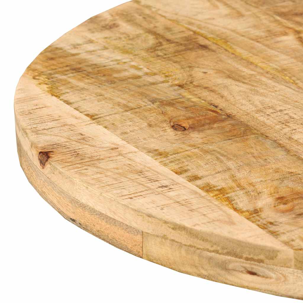 vidaXL Stół jadalniany, lite drewno mango i stal, 180 cm