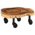 vidaXL Stolik kawowy z litego drewna akacjowego, 60x55x25 cm