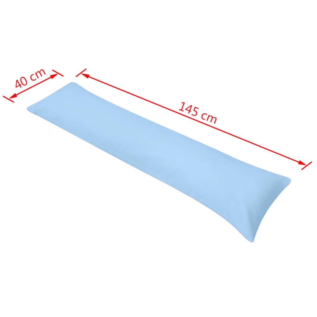 vidaXL Poduszka do spania na boku 40x145 cm, niebieska