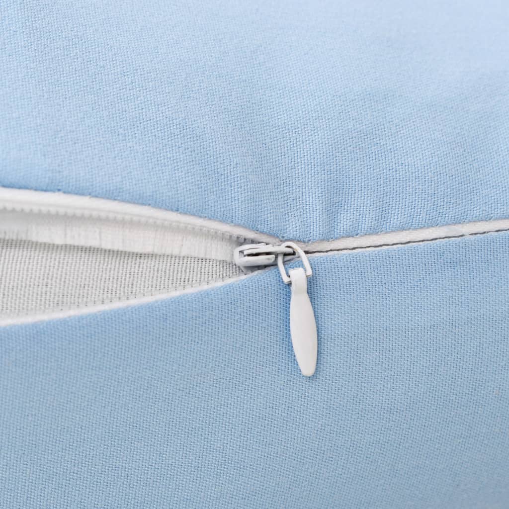vidaXL Poduszka ciążowa w kształcie J, 54 x (36-43) cm, niebieska