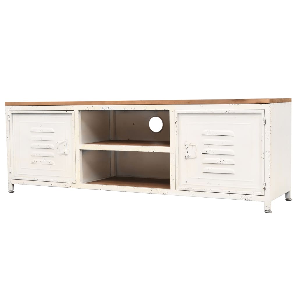 vidaXL Szafka pod telewizor, 120 x 30 x 40 cm, biała