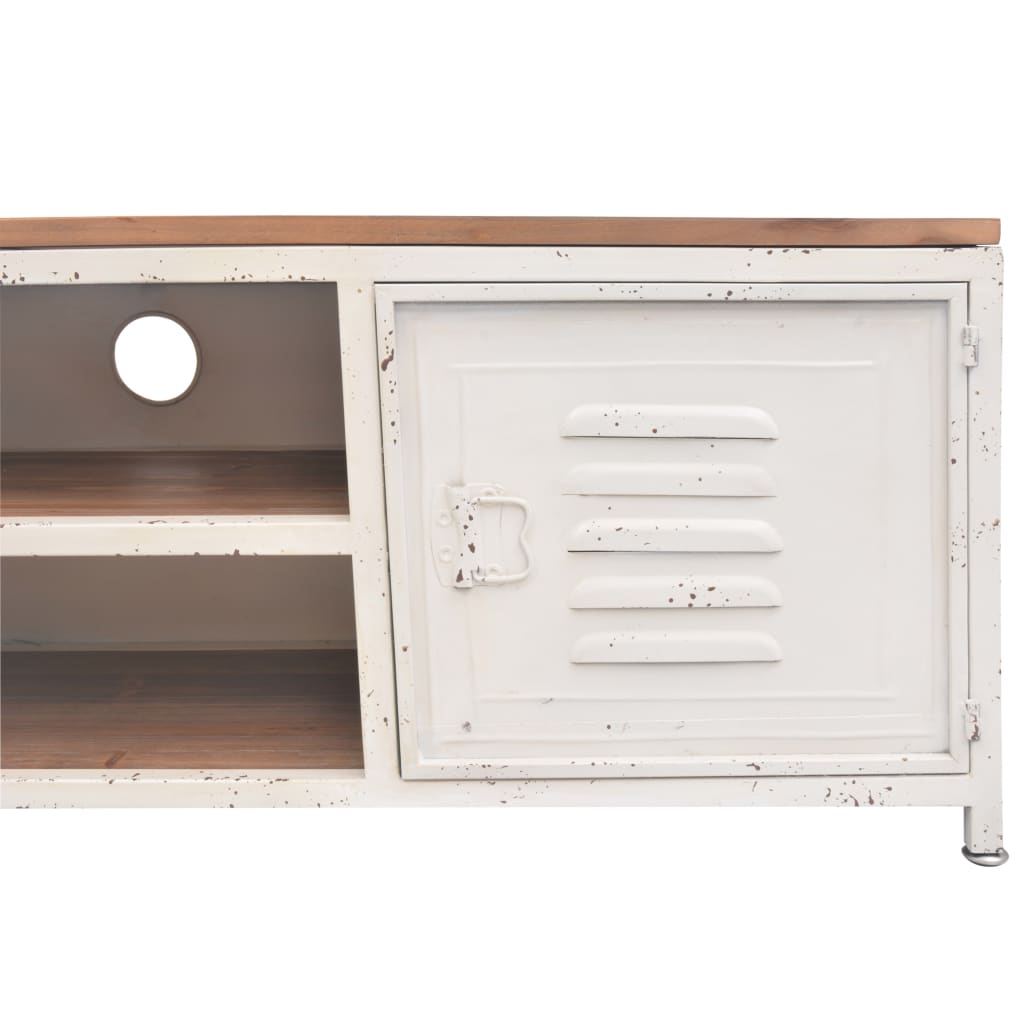vidaXL Szafka pod telewizor, 120 x 30 x 40 cm, biała