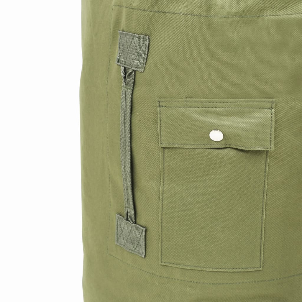 vidaXL Torba wojskowa, worek w stylu militarnym, 85 L, oliwkowa