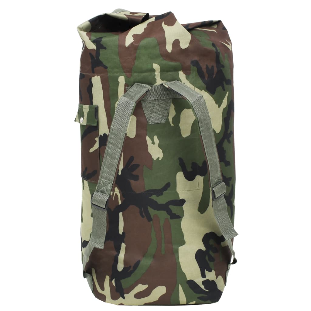 vidaXL Torba wojskowa, worek w stylu militarnym, 85 L, moro