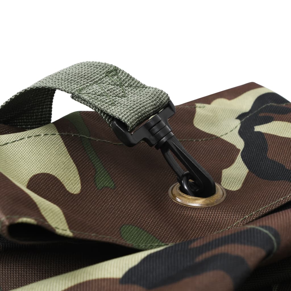 vidaXL Torba wojskowa, worek w stylu militarnym, 85 L, moro