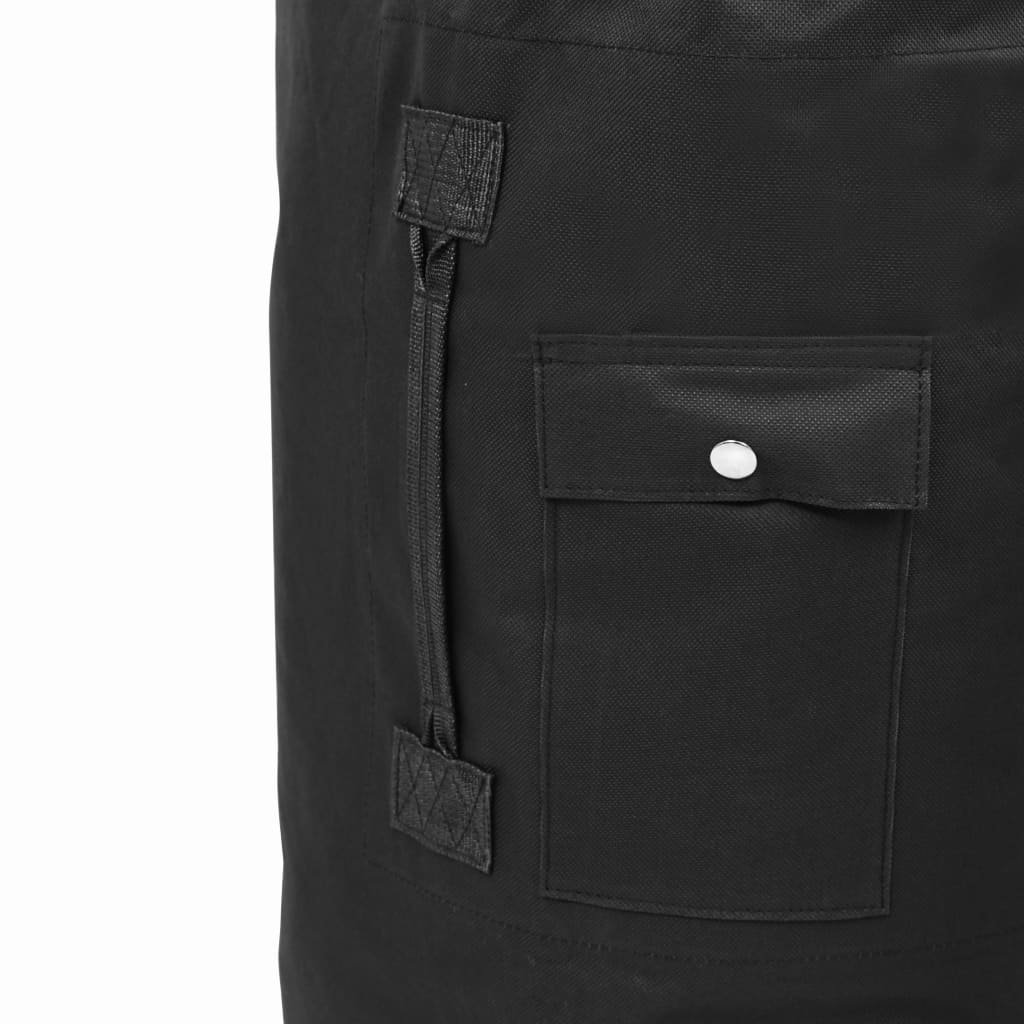 vidaXL Torba wojskowa, worek w stylu militarnym, 85 L, czarna